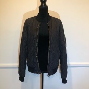 H&M Divided Black Bomber Jack